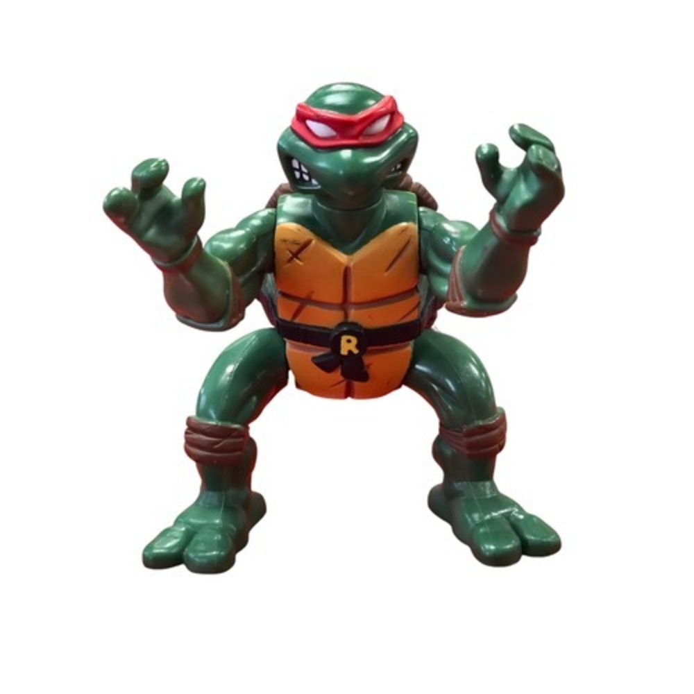 1993 Playmates TMNT Jump Attack Jujitsu Raphael Action Figure